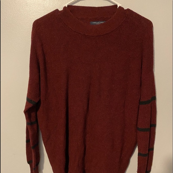 American Eagle Burgundy Sweater - Picture 2 of 3